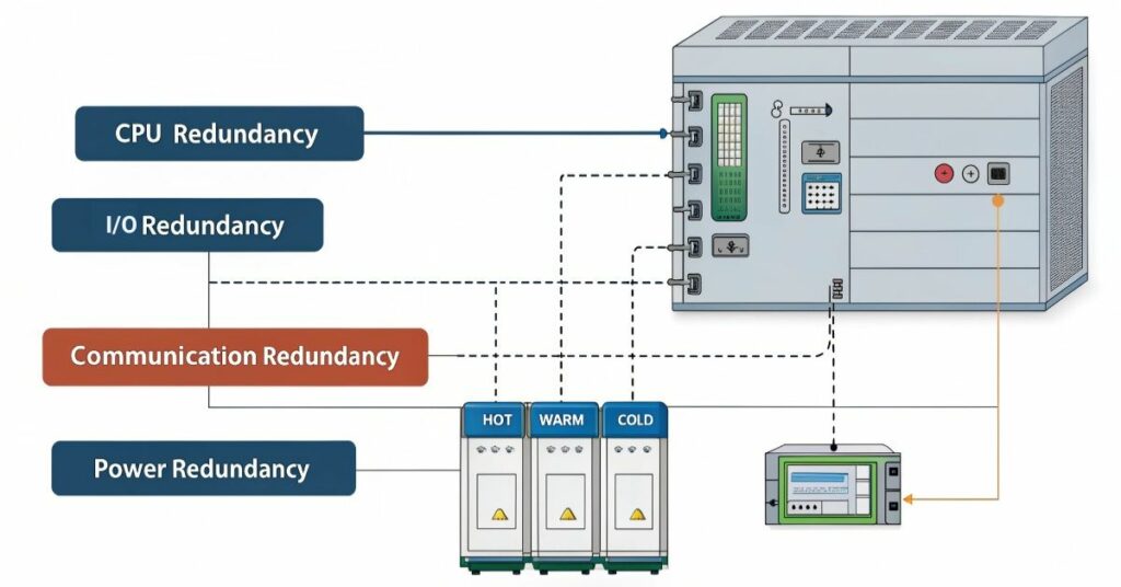 Types of PLC Redundancy Architectures