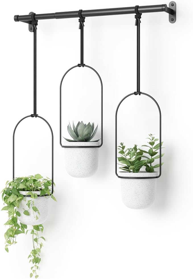 Consider Hanging Planters That Won’t Take Up Room