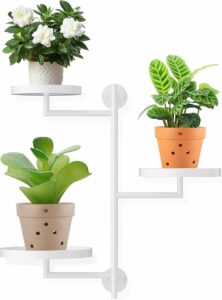 Rotating Window Wall Plant Shelves Stand Holder